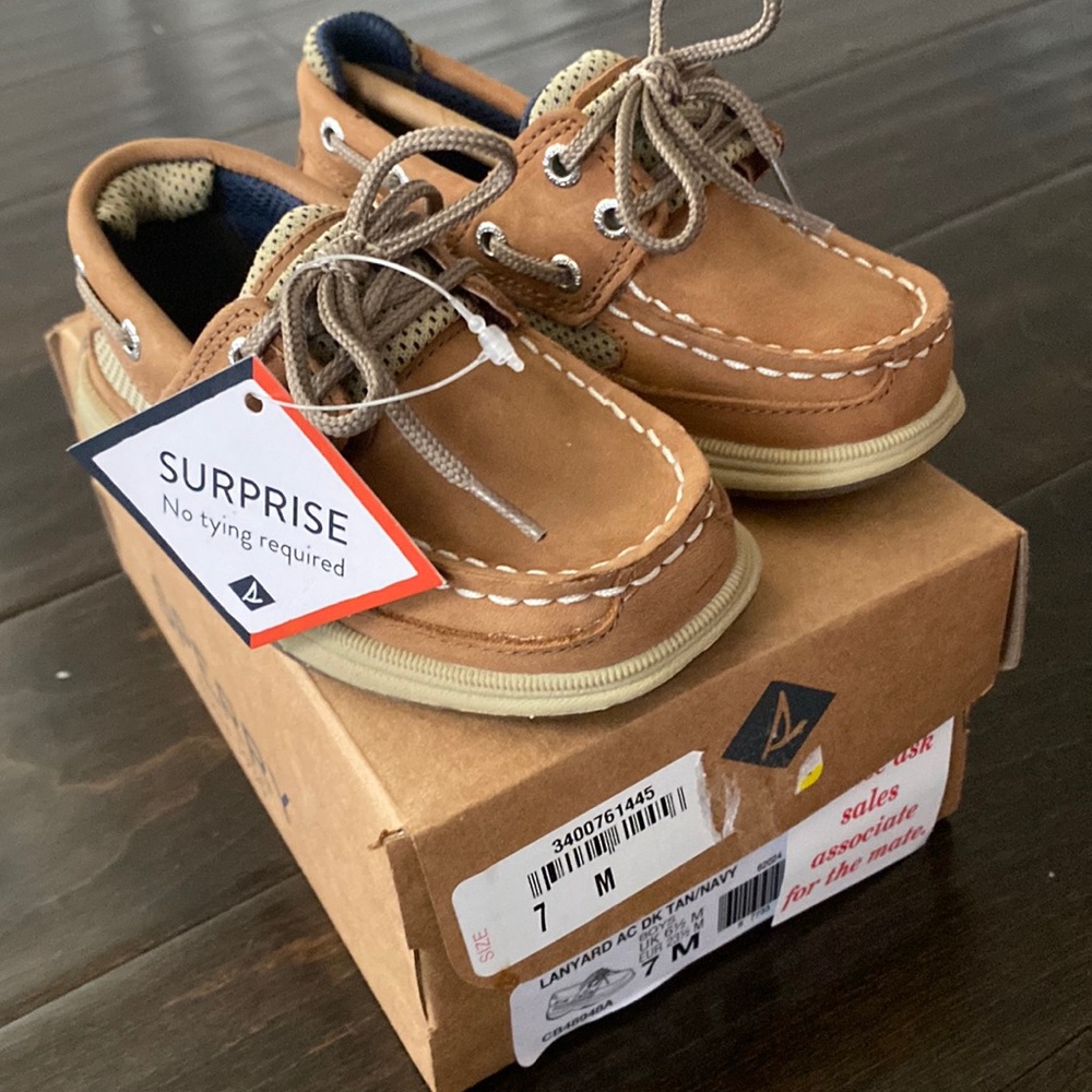 Sperry Lanyard AC DK TAN/NAVY